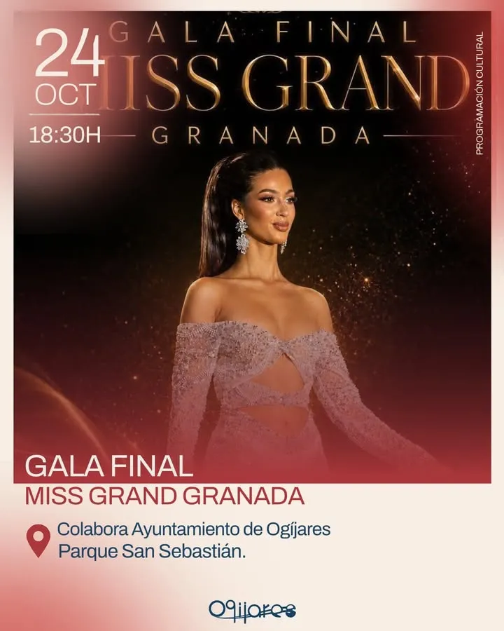 Ogíjares acoge la final de Miss Grand Granada 2026 en el Parque San Sebastián