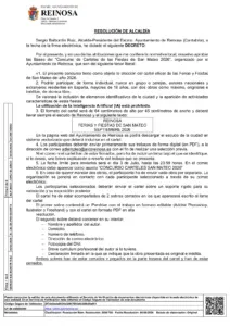 Reinosa lanza el concurso de carteles para San Mateo 2026 con un premio de 1.200 euros