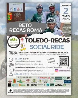 Recas acoge la 'Etapa 0' del Reto Ciclista Recas-Roma el 2 de agosto