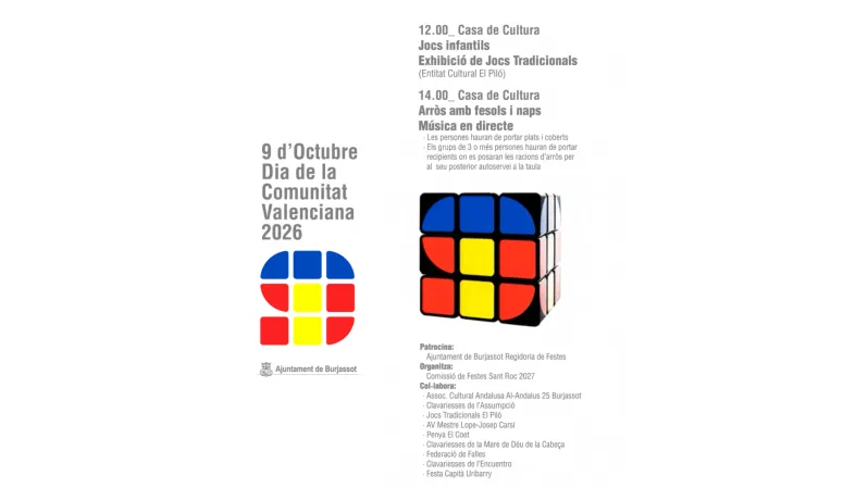 Burjassot conmemora el 9 de Octubre con calderas y juegos tradicionales
