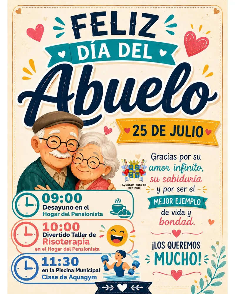 Méntrida celebra el Día del Abuelo 2026 con un evento especial