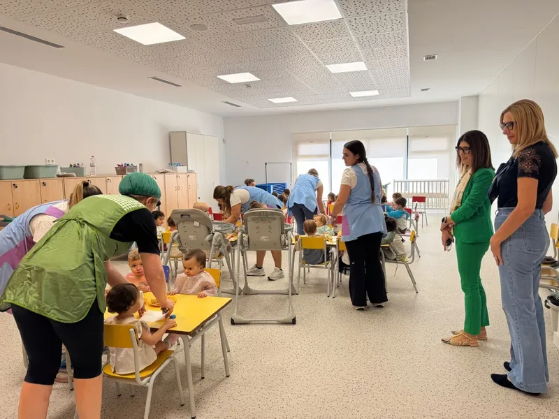 Lorca activa el servicio de comedor en la Escuela Infantil de San Antonio