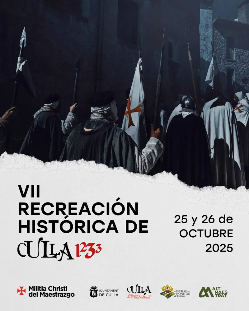 Culla revive su historia medieval con la VII Recreación Histórica "Culla 1233"