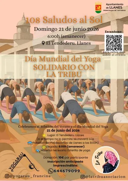 Llanes celebra el Día del Yoga con un evento solidario al amanecer