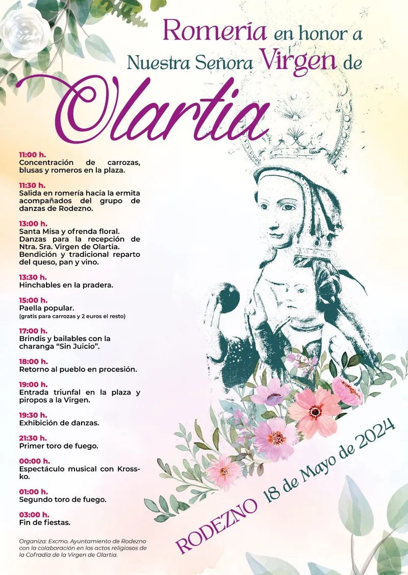 Rodezno celebra la romería a la ermita de Ntra. Sra. Virgen de Olartia el próximo sábado