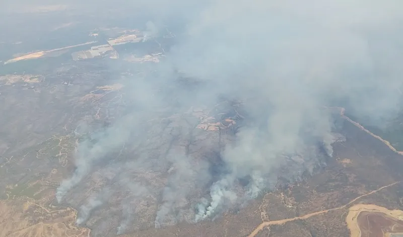 Alerta Es-Alert por incendio en Niebla: desalojan a 340 personas en Huelva