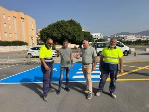 Salobreña estrena un aparcamiento con casi 300 plazas en la playa