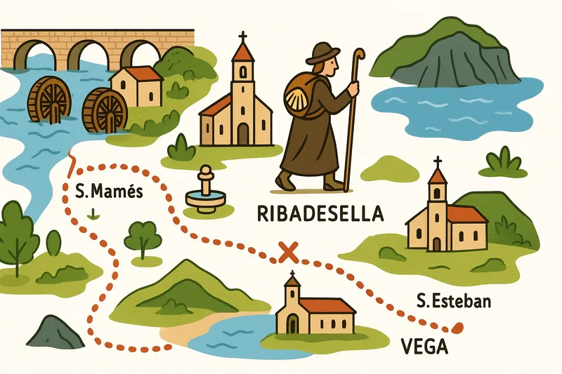 El Camino de Santiago recorre parajes históricos y naturales de Ribadesella