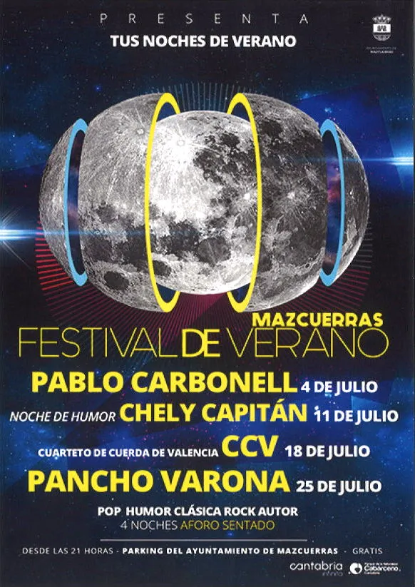 Mazcuerras celebra su Festival de Verano con entrada gratuita en julio