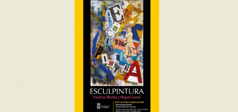 Tomares inaugura la exposición "Esculpintura" con obras de Francisco Markés y Miguel Caiceo