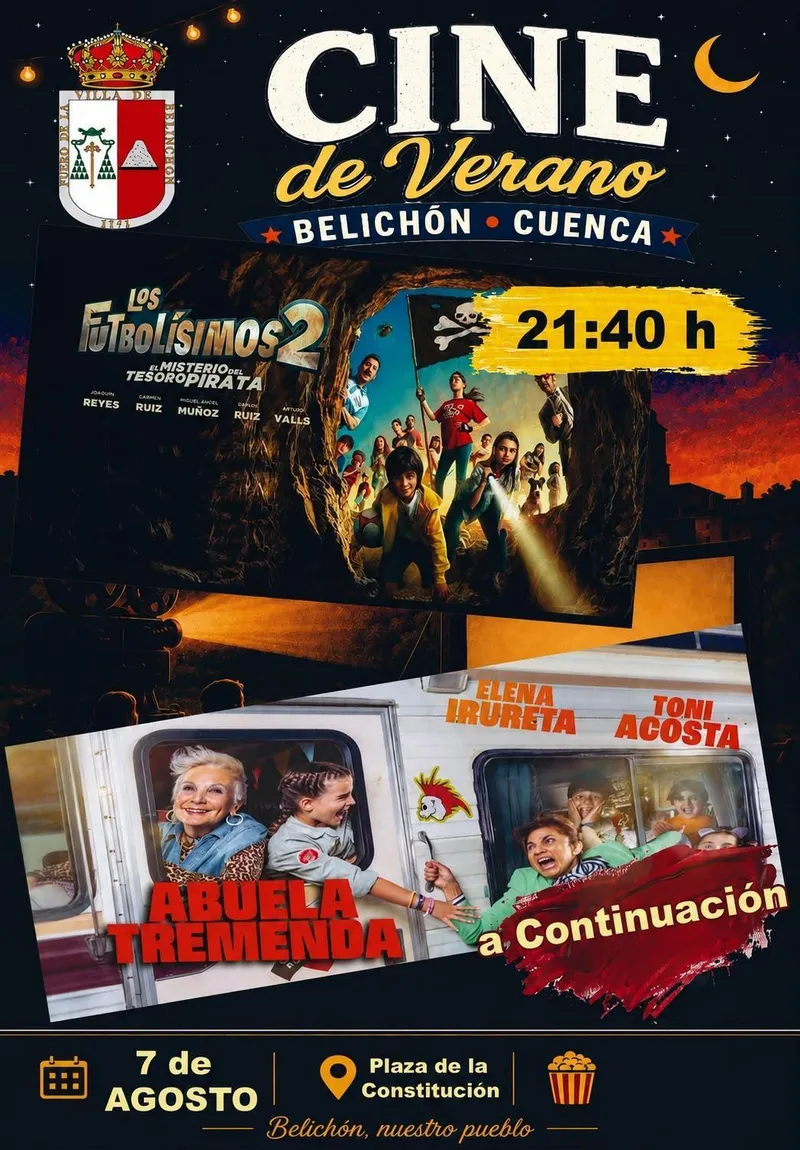 Belinchón celebra su cine de verano con una proyección gratuita este viernes