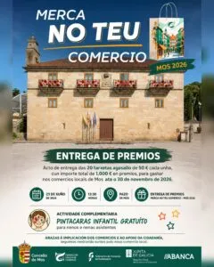 Mos premia la fidelidad de sus vecinos con 1.000 euros en tarjetas regalo
