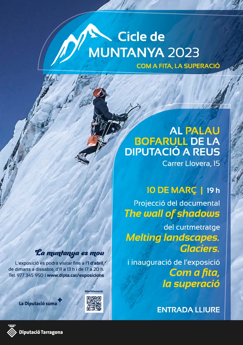Exposición fotográfica 'Com a fita, la Superació' repasa el Cicle de Muntanya 2023 en Tarragona
