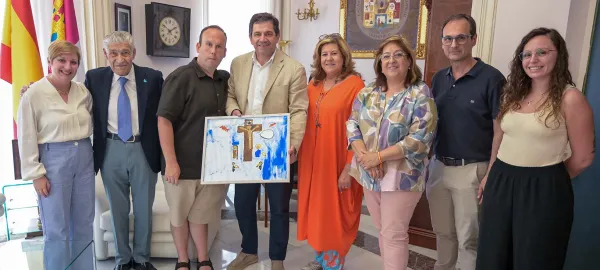 El ganador del Certamen Cultural Inclusivo AFAS entrega su obra a la Diputación de Ciudad Real