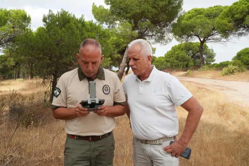 Drones de Policía Local vigilarán el pinar de Cartaya ante el riesgo de incendios