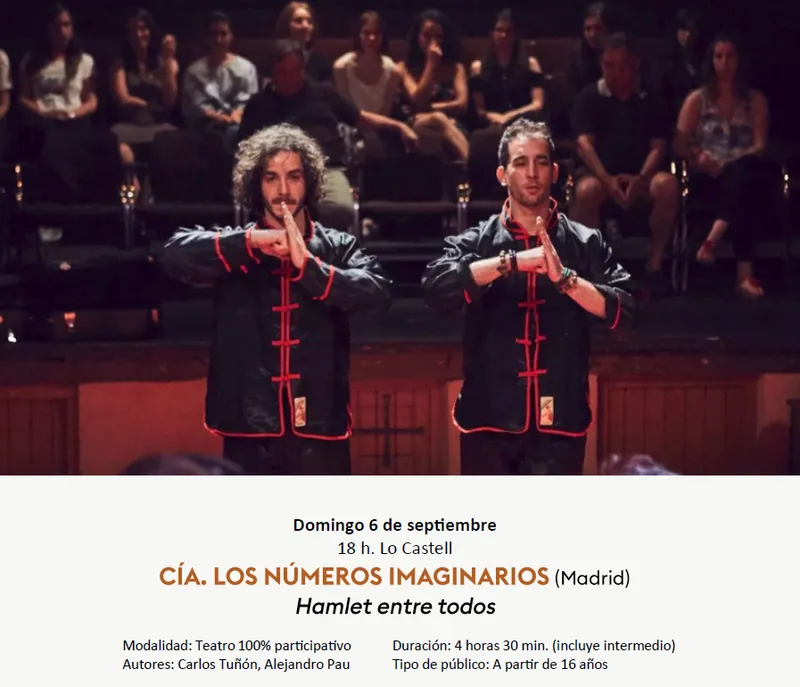 Fraga acoge una versión interactiva de Hamlet en el Festival de los Castillos