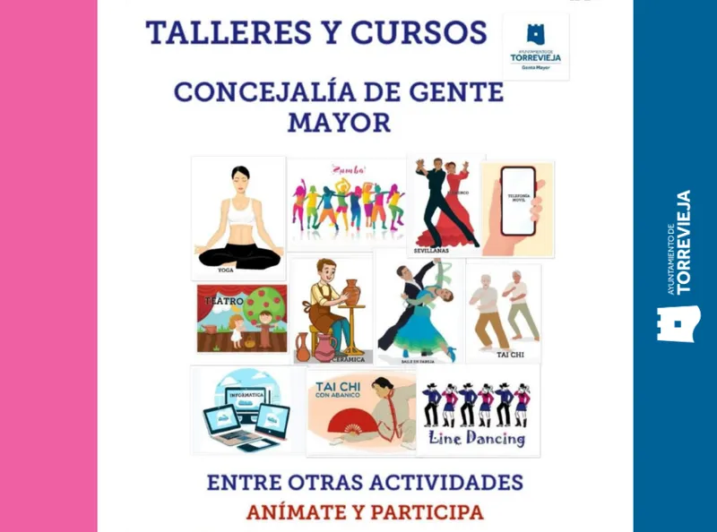 Torrevieja abre inscripciones para talleres de mayores 2026/2027