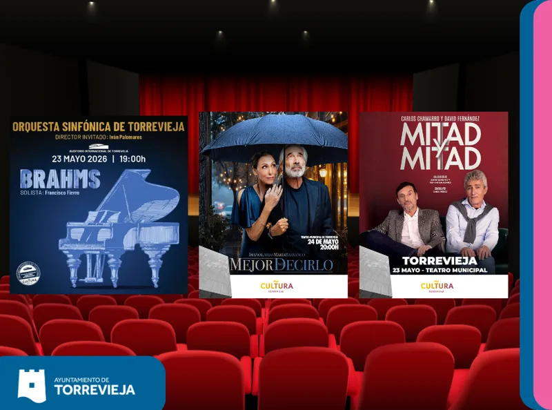 Torrevieja celebra un fin de semana cultural con Brahms y dos comedias de éxito