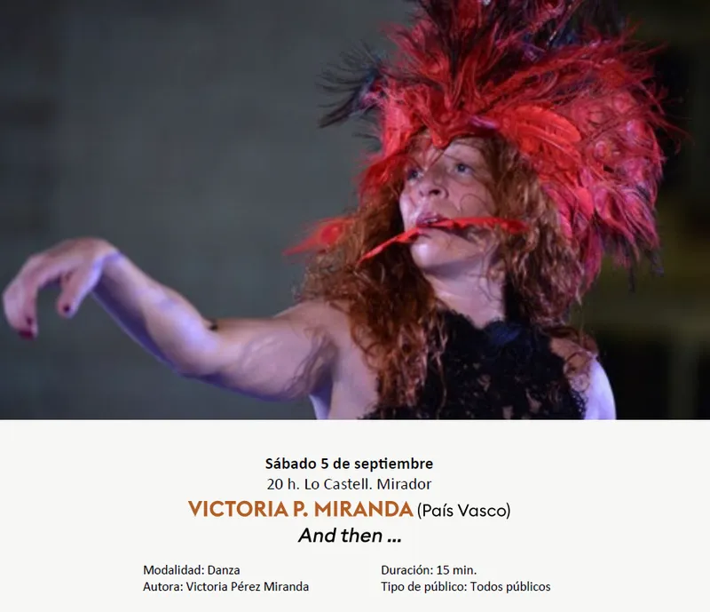 Victoria P. Miranda presenta 'And then...' en Fraga dentro del Festival de los Castillos